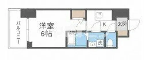 エスリードレジデンス大阪本町【15階】の間取り