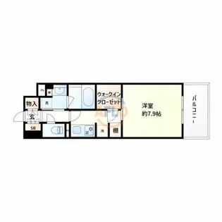 アビティ江坂【8階】の間取り