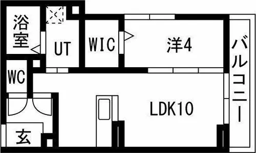 アパートメントハウス針崎Ⅱ【106号室】の間取り