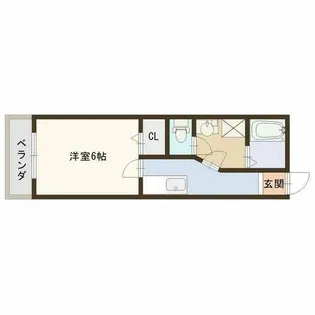 GORI田寺【303号室】の間取り