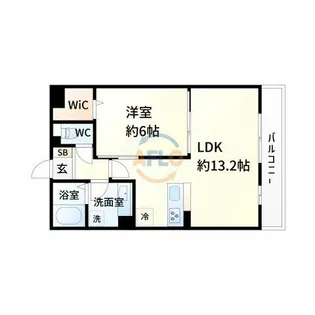 シャルムB【1階】の間取り