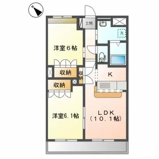 ラ・エレガンス77【2階】の間取り