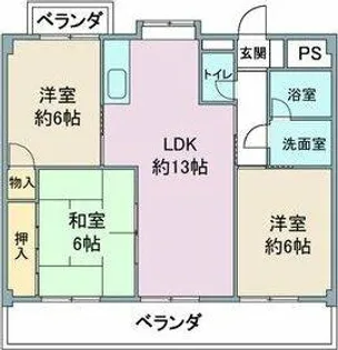 第2横吹小菅ビル【1階】の間取り