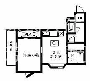 メゾンドカシェット【502号室】の間取り