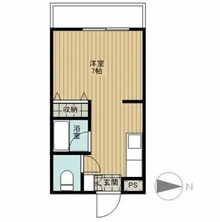 第35マンション【1階】の間取り