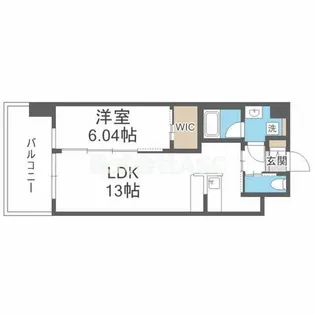 プレジオ梅田【503号室】の間取り