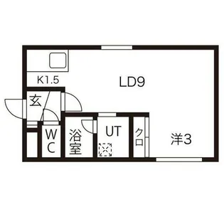 アーバンクラスタ元町Ⅱ【1階】の間取り