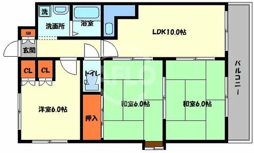 ライフステージヨシダ【3階】の間取り