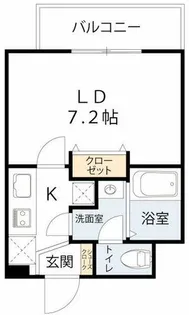 AILE東中浜【2階】の間取り