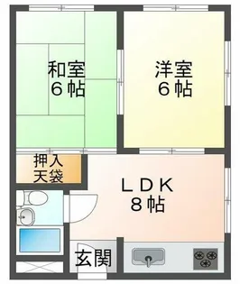 サリーズ千代ヶ丘【2階】の間取り