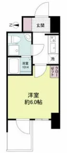 セレニテフラン新大阪【514号室】の間取り