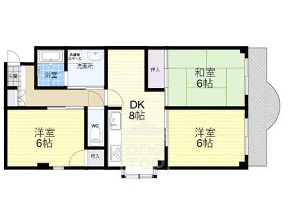 ノーブルハイム玉櫛【2階】の間取り