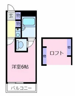 アルファーハウス・リベラ【1階】の間取り