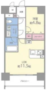 大阪府大阪市城東区関目5丁目【マンション】の間取り