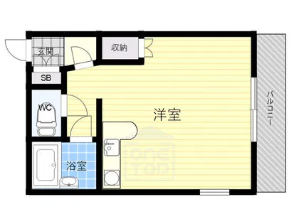 ビスタ千里丘5【1階】の間取り