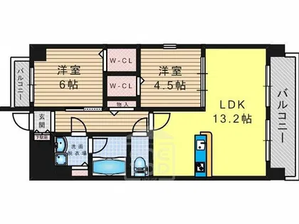 LUO MAROON【4階】の間取り