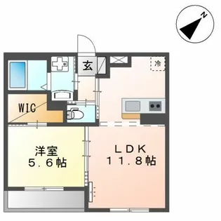 フォレスト離宮Bloom【3階】の間取り