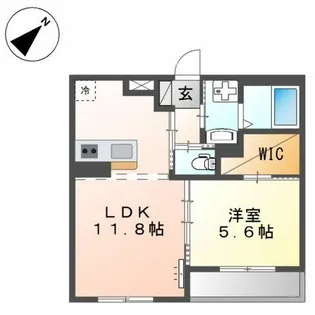 フォレスト離宮Bloom【4階】の間取り