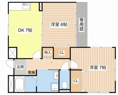 グランドアモーレ【2階】の間取り