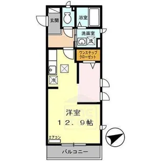 メルレット【1階】の間取り