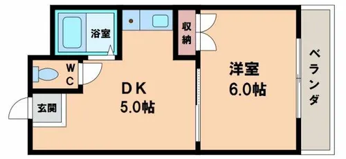 アベノ池田マンション【4階】の間取り
