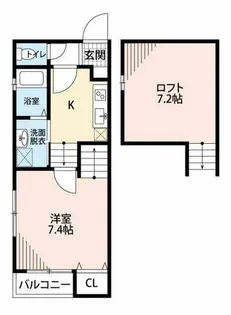 ビラージュ井尻【1階】の間取り