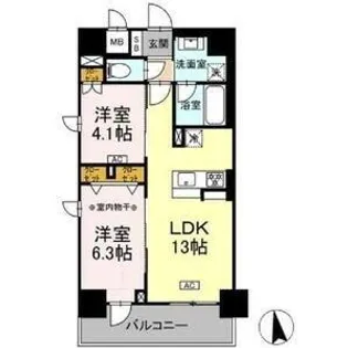 Cedar Noritake【4階】の間取り