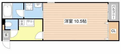 ナウリヴィエールⅠ【101号室】の間取り