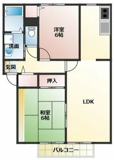 ユトリロ王ヶ崎A【101号室】の間取り
