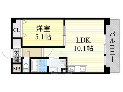 デルスールラローザ【2階】の間取り