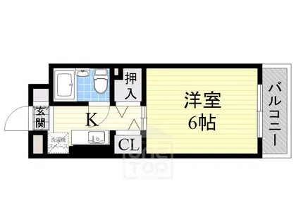 フリックコート東急【7階】の間取り