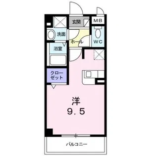 ジュネスO.C.U【3階】の間取り