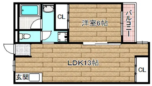 三和マンション【103号室】の間取り