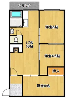 御崎南ビル【3階】の間取り
