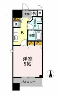 カスタリア堺筋本町【10階】の間取り