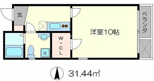 グランコスモ御所【-1階】の間取り