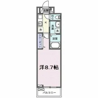 ジュピタ―【2階】の間取り