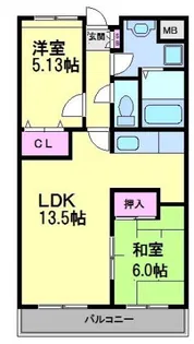 エクセルコート【3階】の間取り