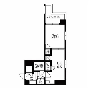ライオンズマンション今池【4階】の間取り