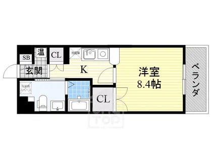ルーセントパークショア【4階】の間取り