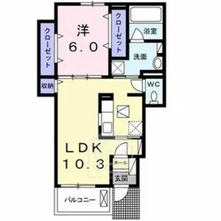 ジョイフル【1階】の間取り