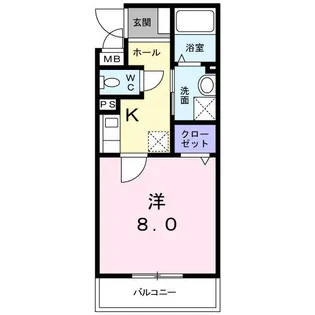 ヴィオレッタ【2階】の間取り