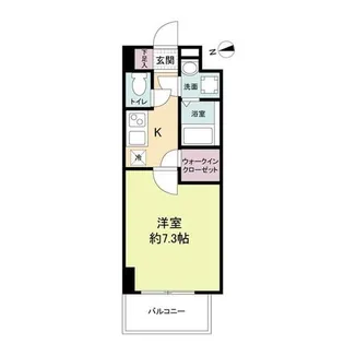 スペーシア江坂南金田【0907号室】の間取り