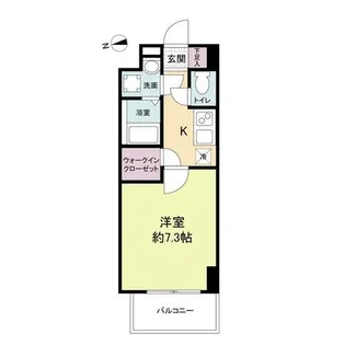 スペーシア江坂南金田【0802号室】の間取り