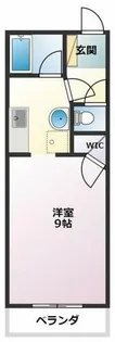ユトリロつつじが丘2【201号室】の間取り