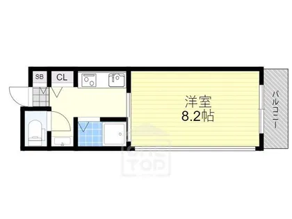 千里丘ビル【5階】の間取り