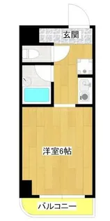 ハーバーメゾン弁天【5階】の間取り