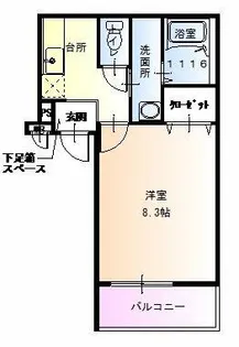 フォーリーブス 33 C棟【103号室】の間取り