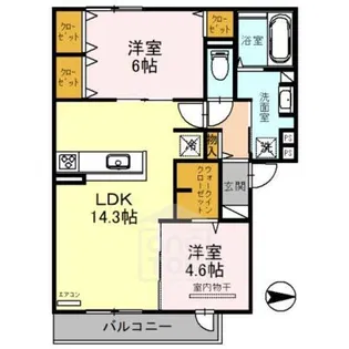 Mellow Stage【2階】の間取り