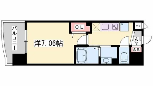 Luxe姫路【12階】の間取り